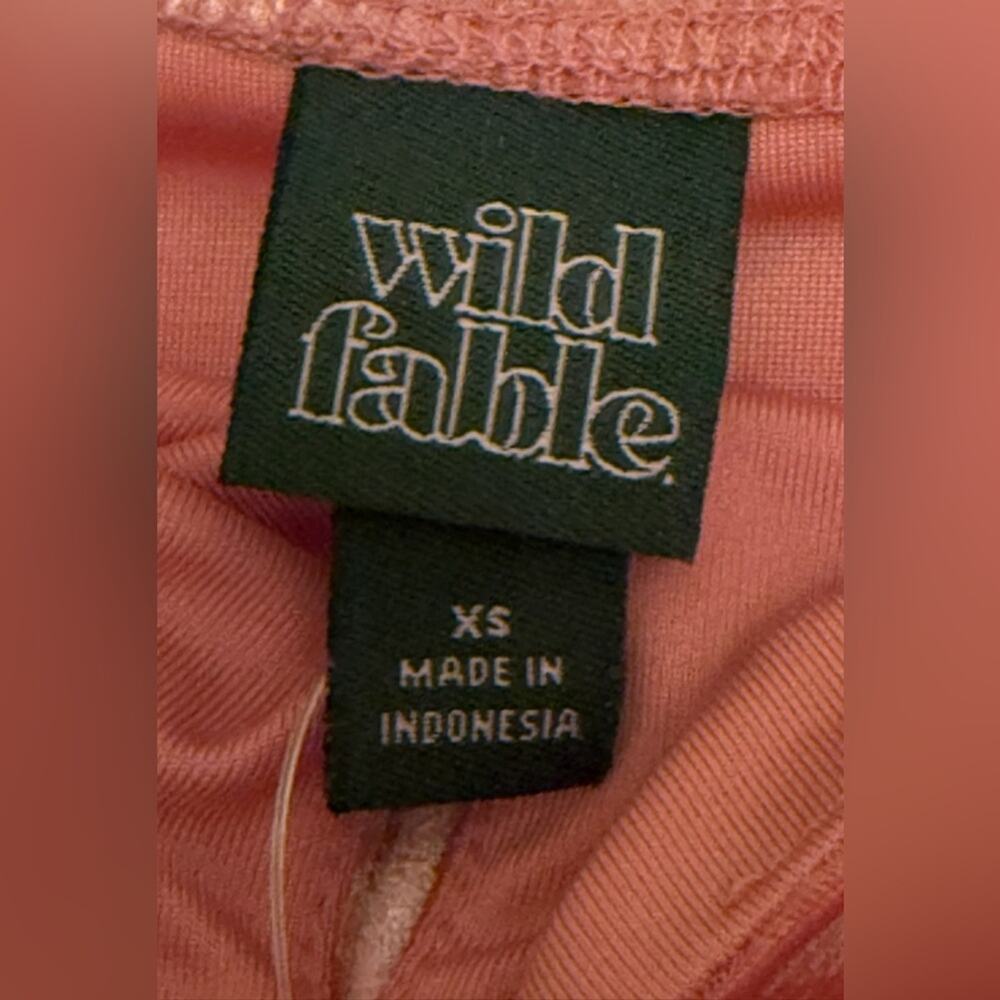 Wild Fable Shiny Pink Camisole Top Size XS Polyester Spandex NWT - Picture 8 of 13